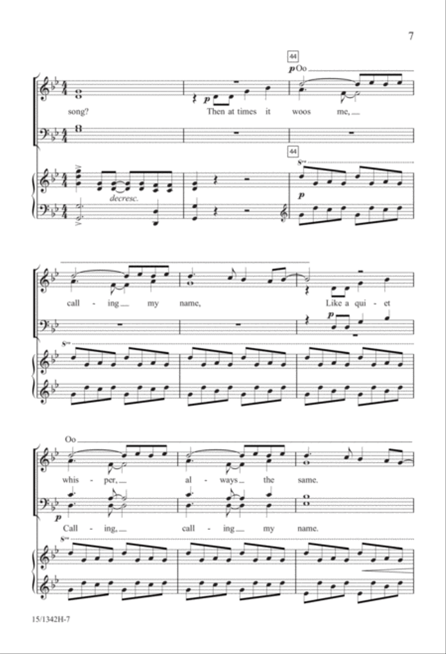 How Can I Stop Singing My Song? 4-Part scores gallery preview page 7