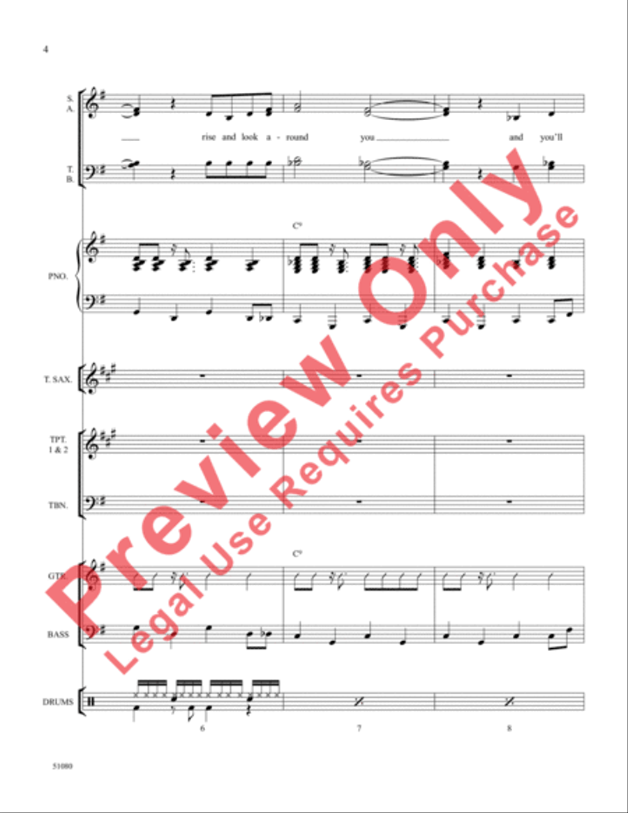 On a Clear Day On a Clear Day Choir scores gallery preview page 5