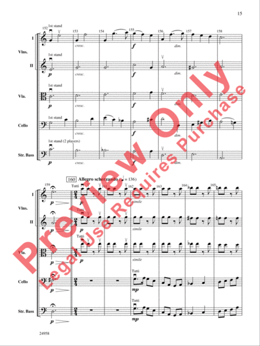 Dreams of a Midsummer Night String Orchestra scores gallery preview page 16
