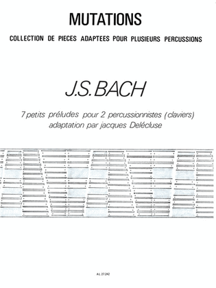 Book cover for 7 Petits Preludes (percussions 2)