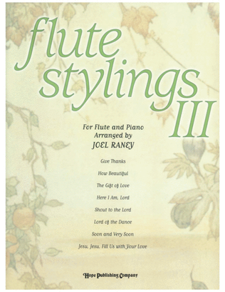 Book cover for Flute Stylings III-Digital Download