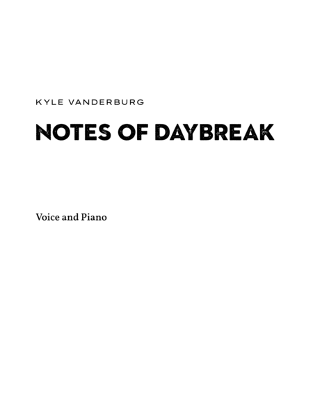 Notes of Daybreak