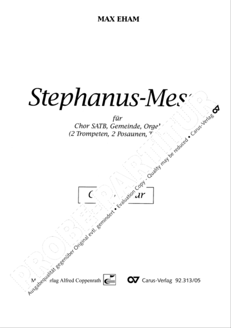Stephanus-Messe 4-Part scores gallery preview page 2