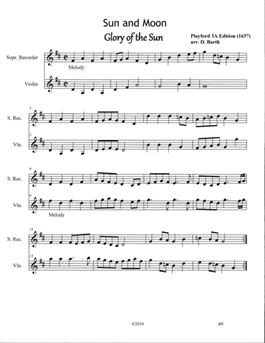 Sun and Moon (2 Duos) Set of Parts scores gallery preview page 2