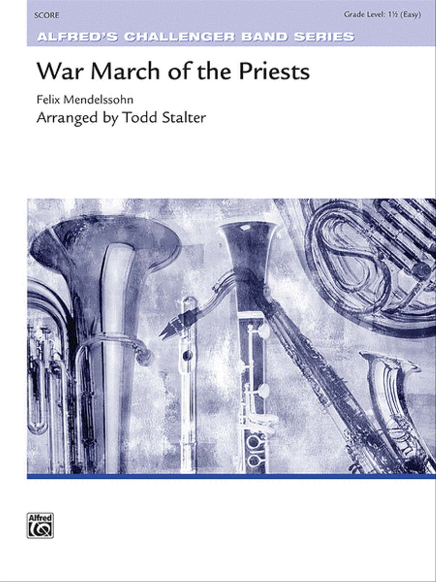 War March of the Priests Concert Band scores gallery preview page 1