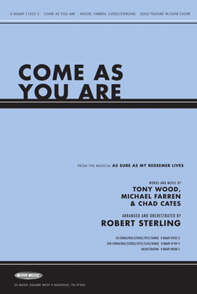 Book cover for Come As You Are - Orchestration