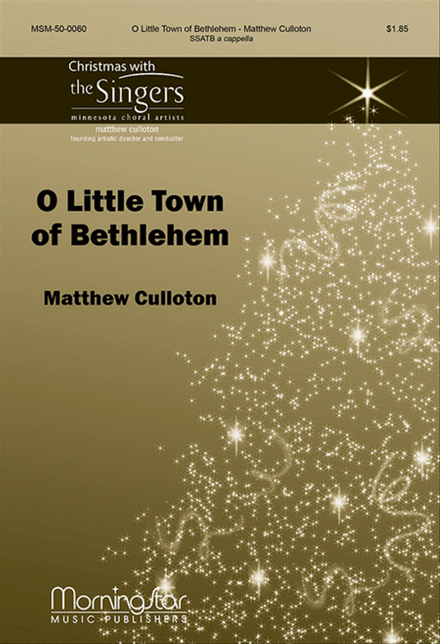 O Little Town of Bethlehem SSATB scores gallery preview page 1