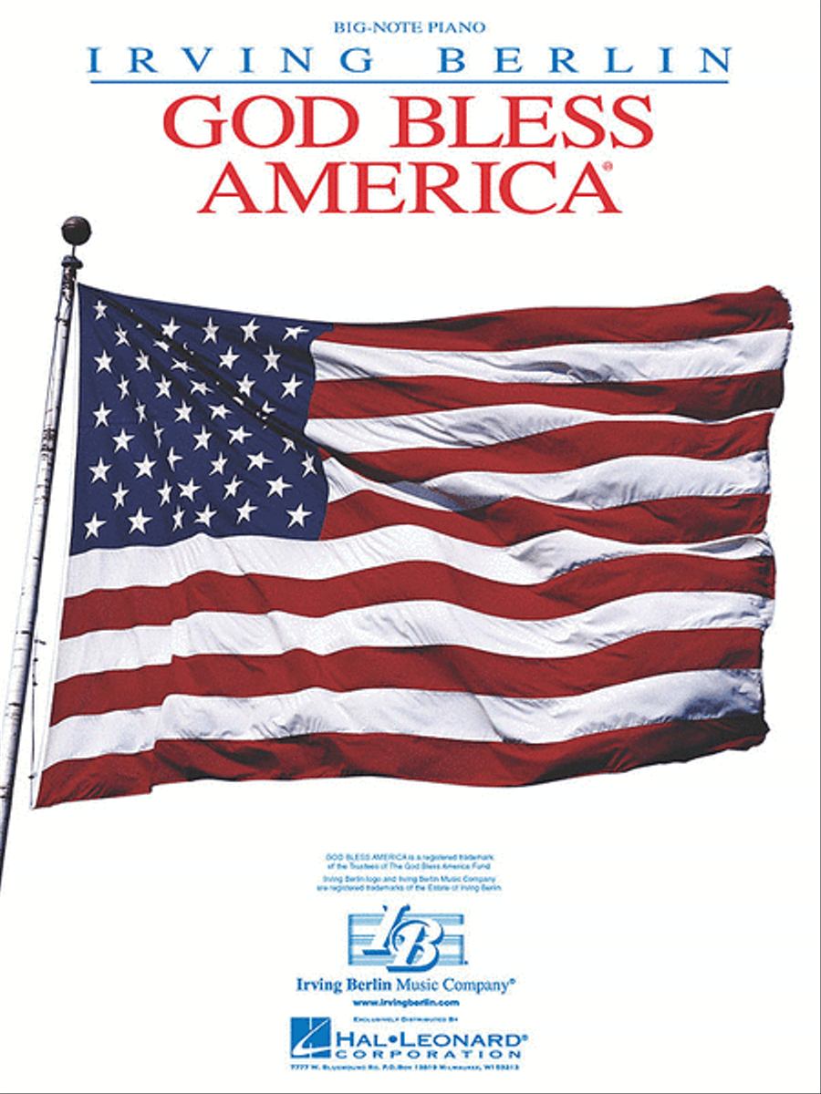 God Bless America Piano, Vocal scores gallery preview page 1