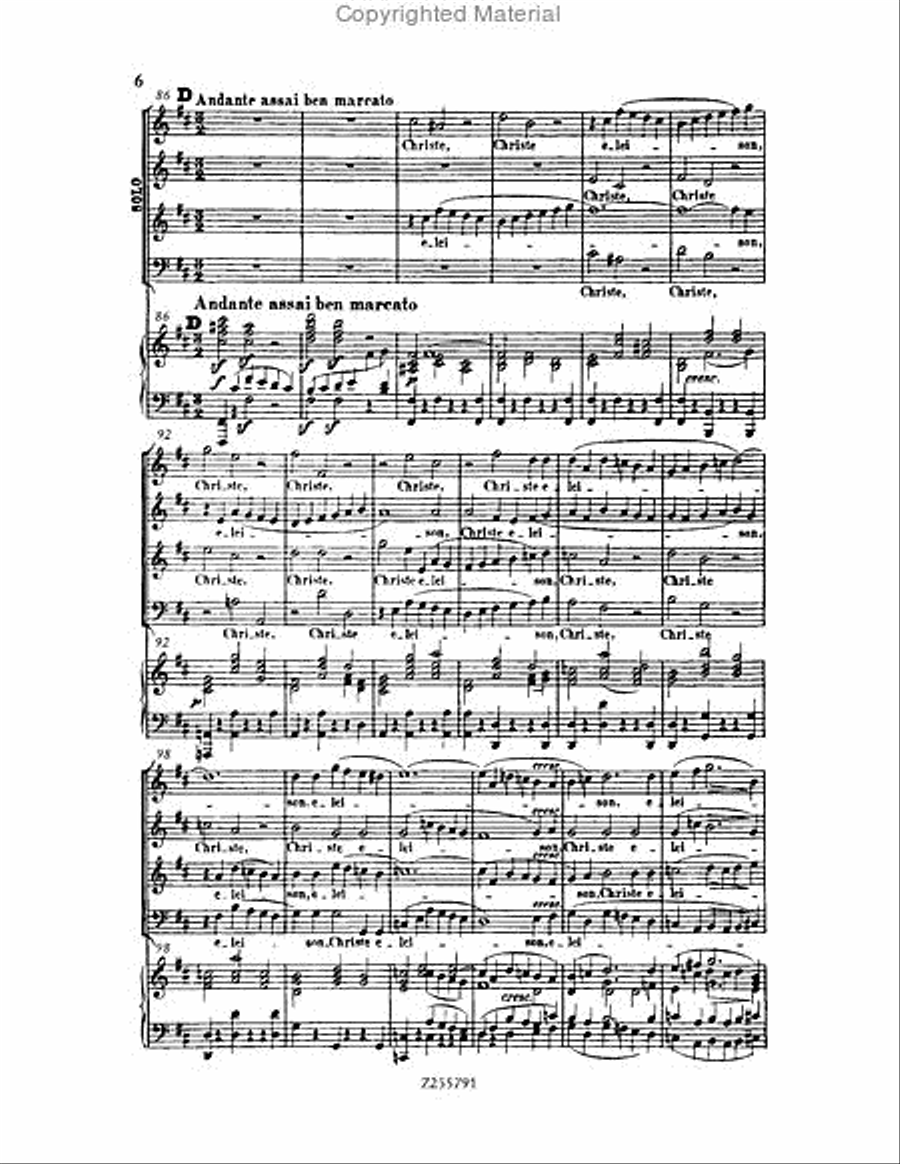 Missa Solemnis, Op.123 Choir scores gallery preview page 6