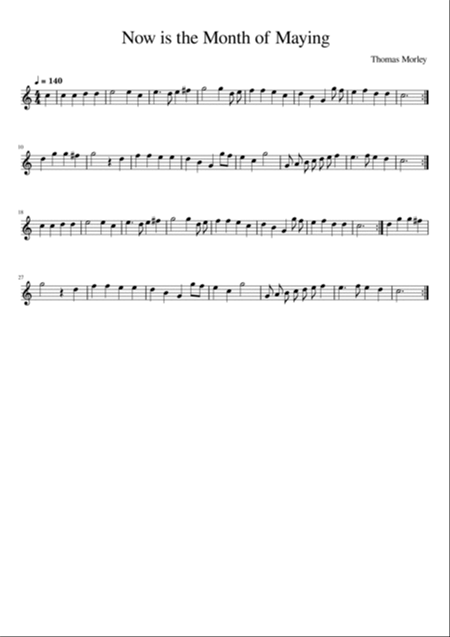 12 Songs For Alto Recorder - Renaissance Edition Alto Recorder scores gallery preview page 6