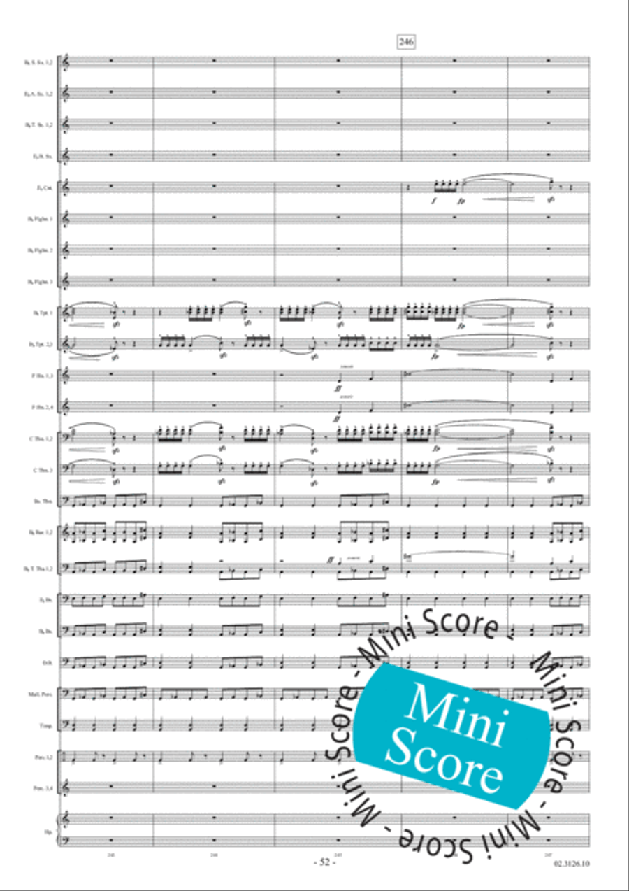 Migyur Fanfare Band scores gallery preview page 58