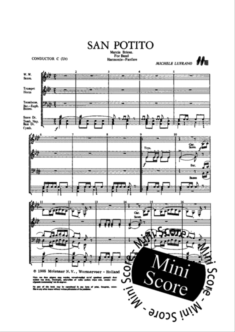 San Potito Fanfare Band scores gallery preview page 5