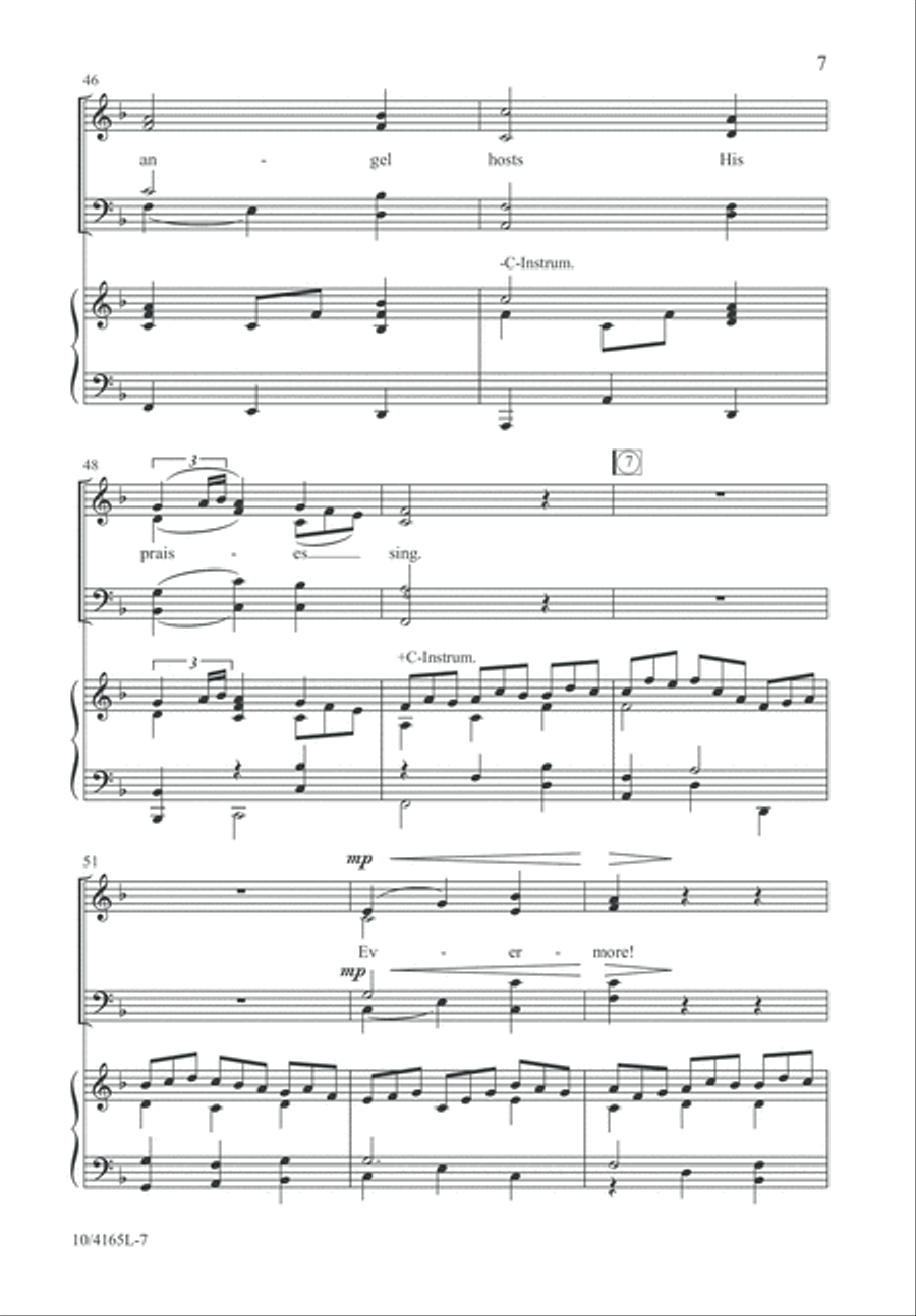 Joy of Every Longing Heart 4-Part scores gallery preview page 8