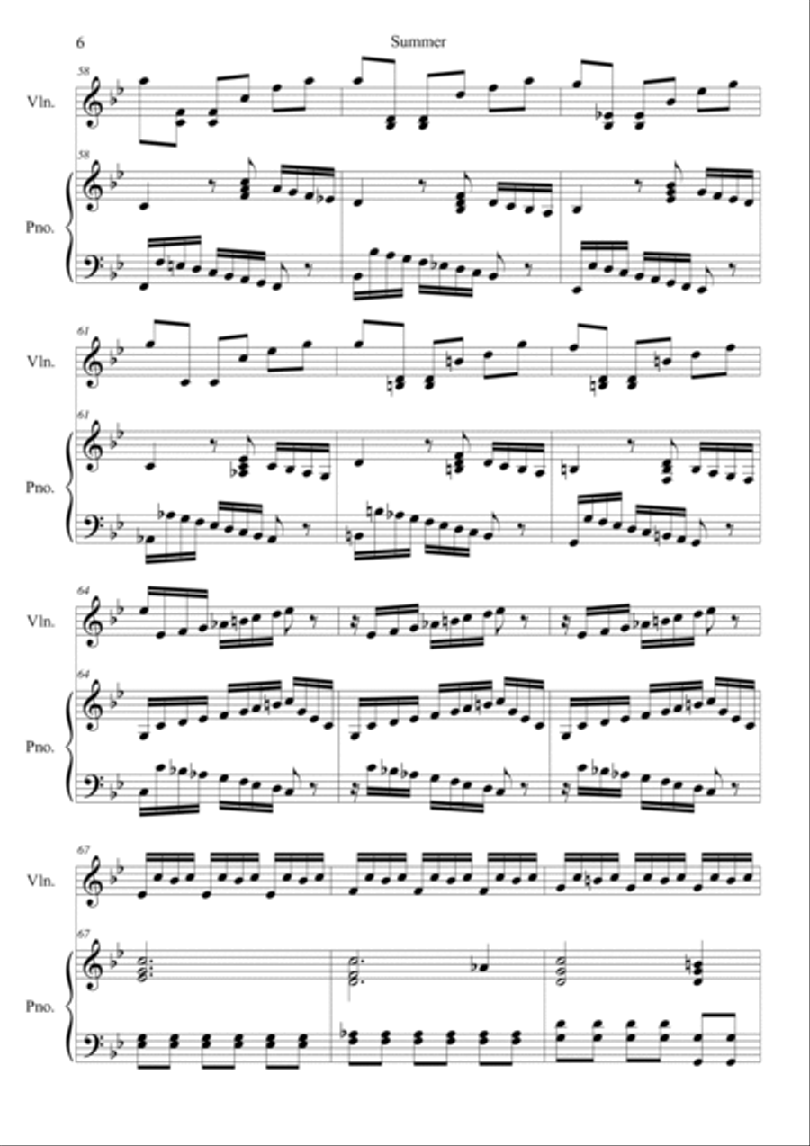 The Four Seasons: Summer 3rd Movement 
