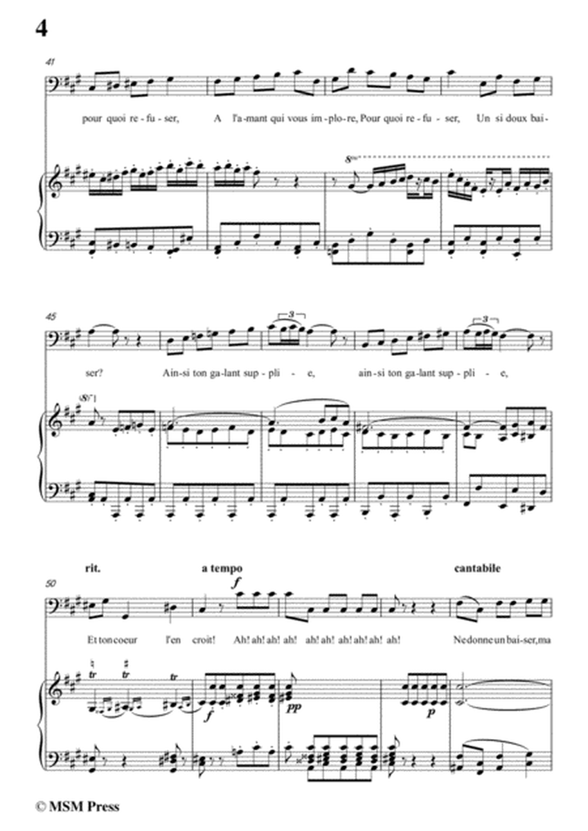 Gounod-Vous qui faites l'esdormie in f sharp minor, for Voice and Piano image number null