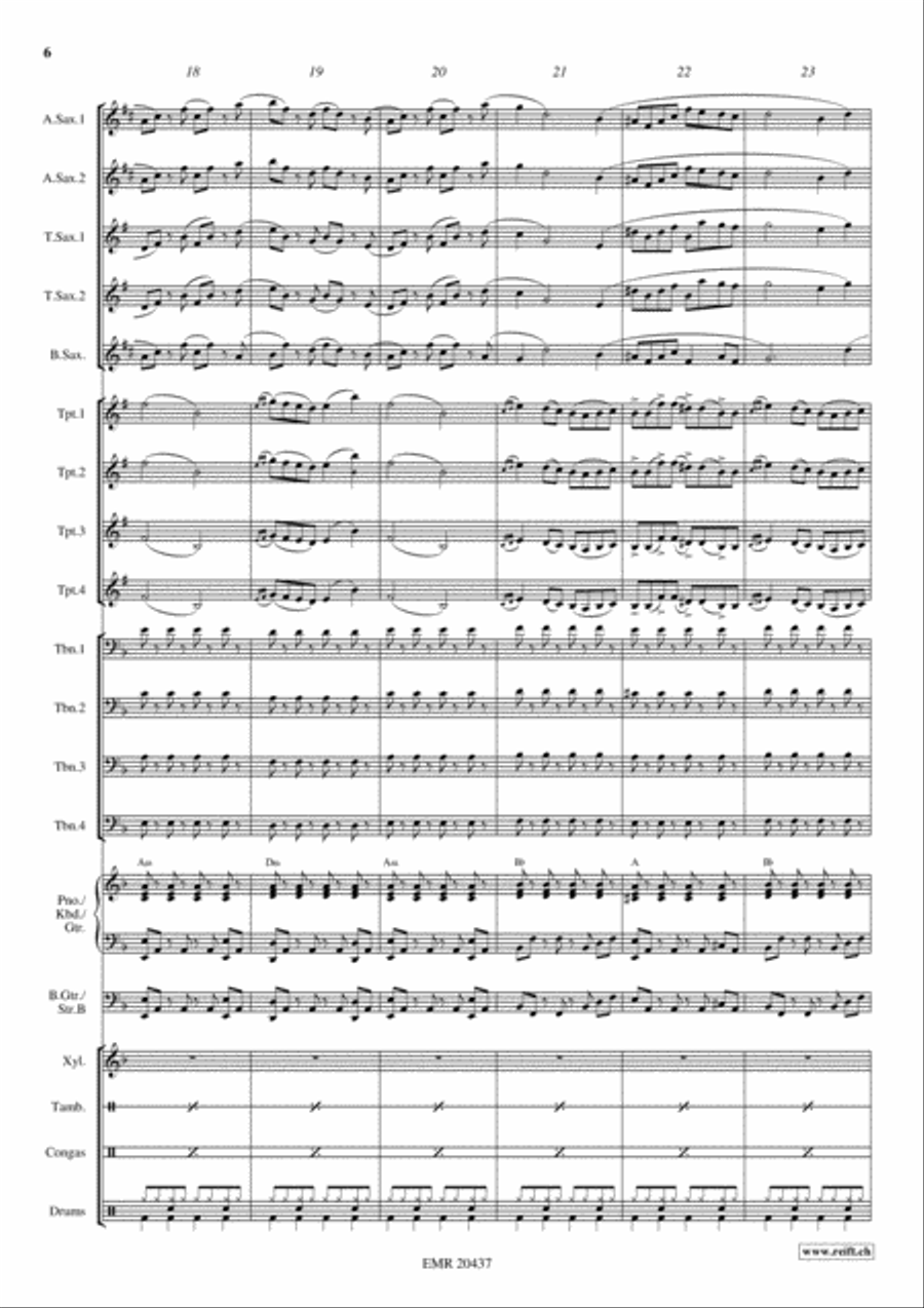 Hits From Russia Big Band scores gallery preview page 7