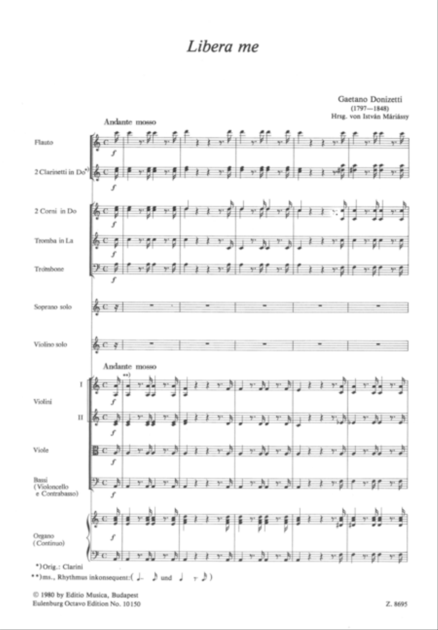 Libera me Chamber Orchestra scores gallery preview page 2