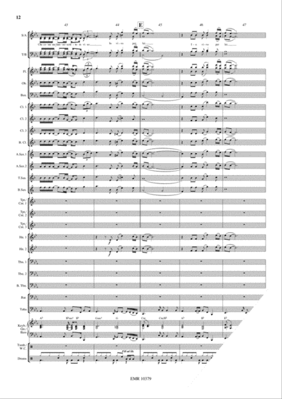 Vivo Per Lei Vivo Per Lei 4-Part scores gallery preview page 13