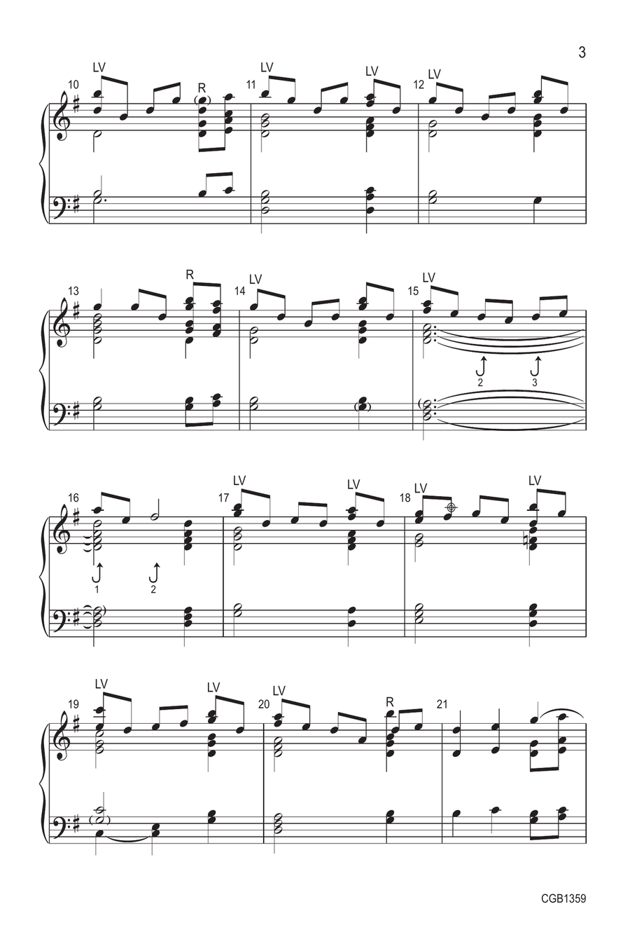 Alas! and Did My Savior Bleed (2-3 octaves) 3-Octaves scores gallery preview page 3