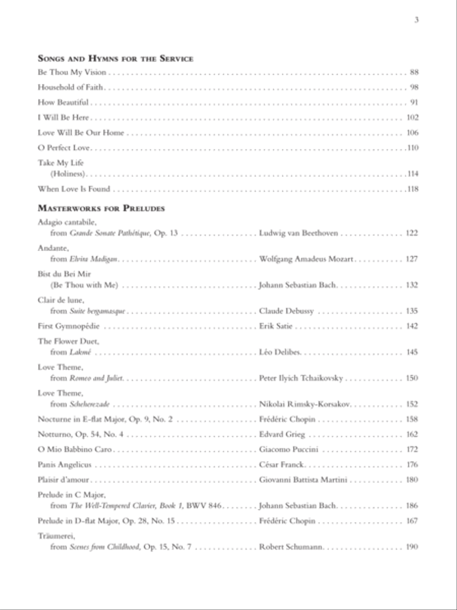 Wedding Performer -- Complete Piano Collection Piano Solo scores gallery preview page 3