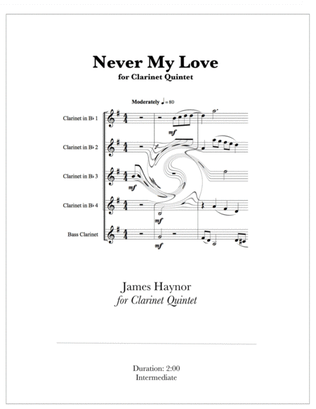 Book cover for Never My Love