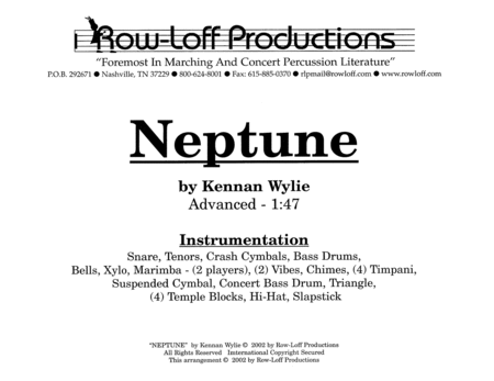 Neptune w/Tutor Tracks