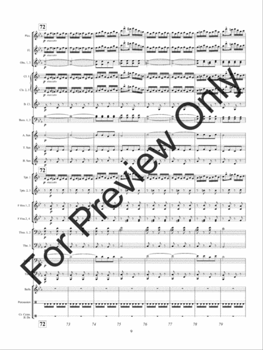 With Pleasure Concert Band scores gallery preview page 12