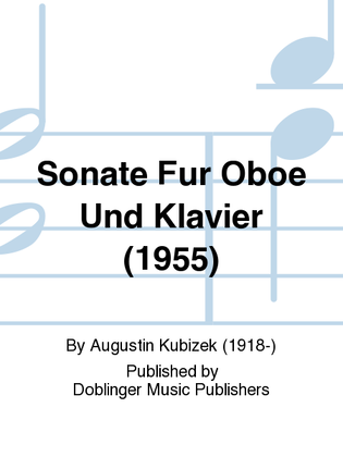 Sonate fur Oboe und Klavier (1955)