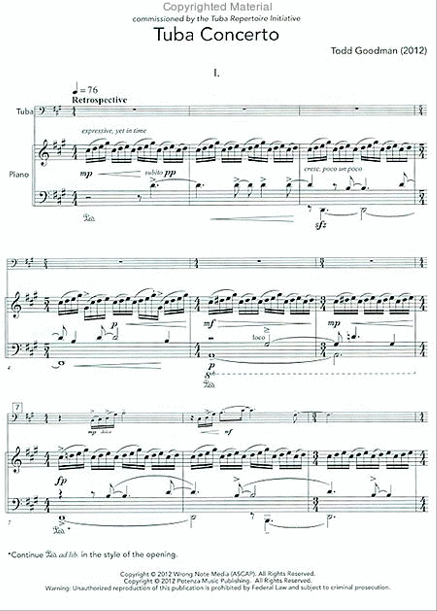 Tuba Concerto Tuba scores gallery preview page 2