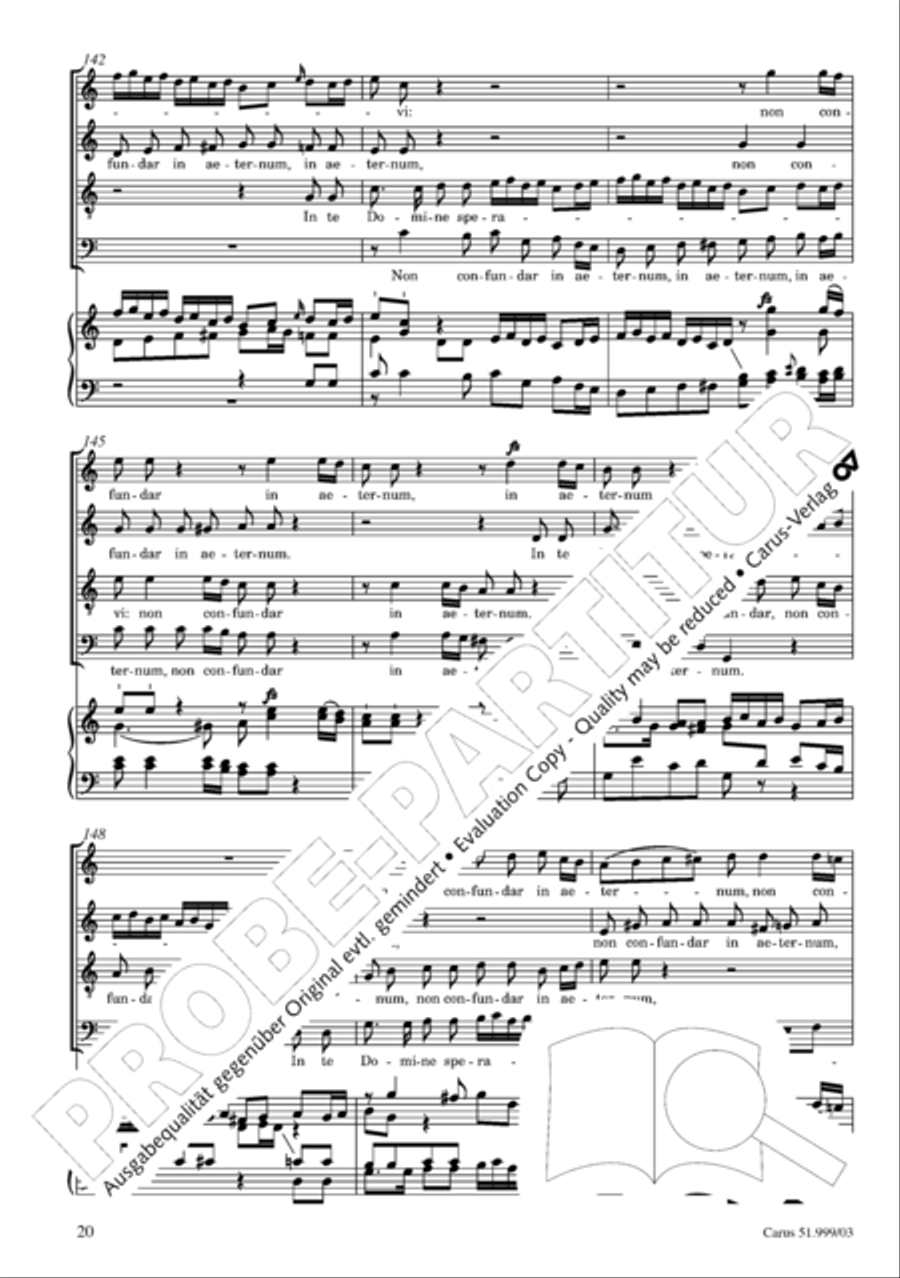 Te Deum 4-Part scores gallery preview page 21