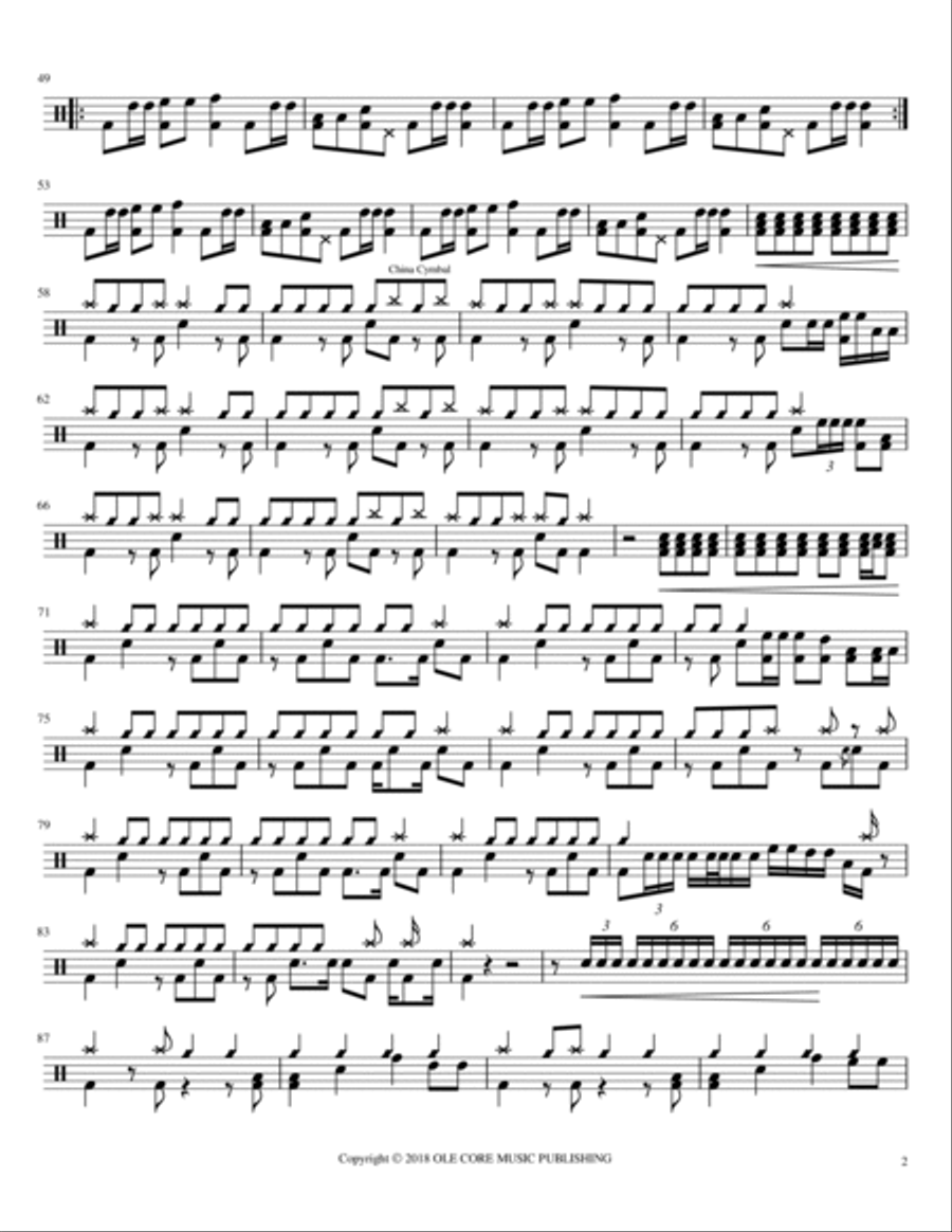 Second Nature Drum Set scores gallery preview page 2