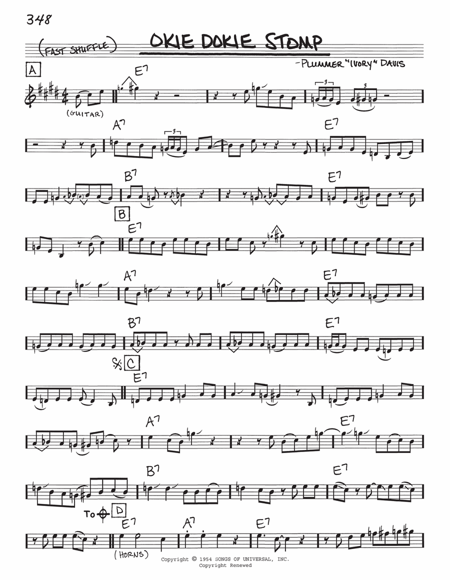 Okie Dokie Stomp Voice scores gallery preview page 1