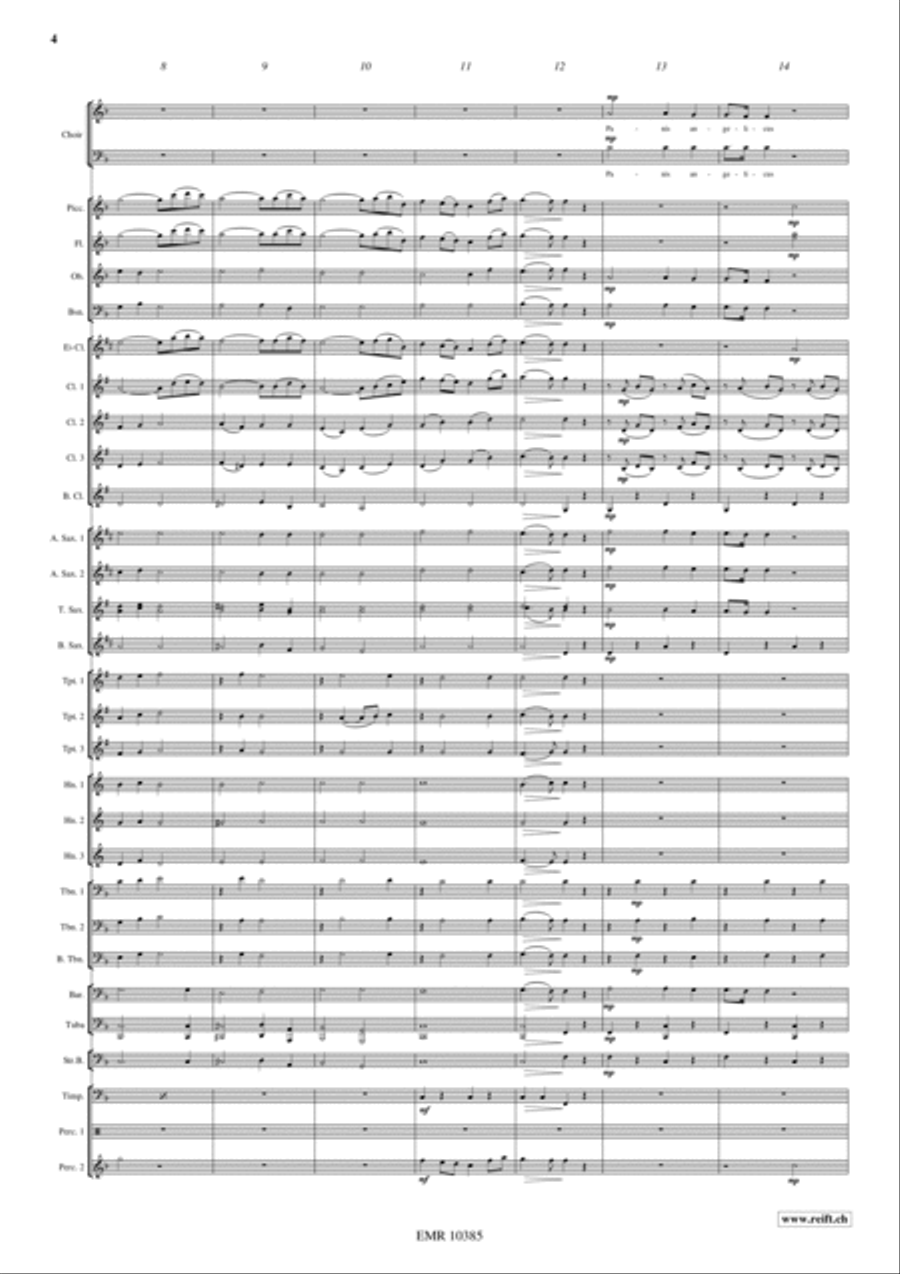 Panis Angelicus Panis Angelicus 4-Part scores gallery preview page 6