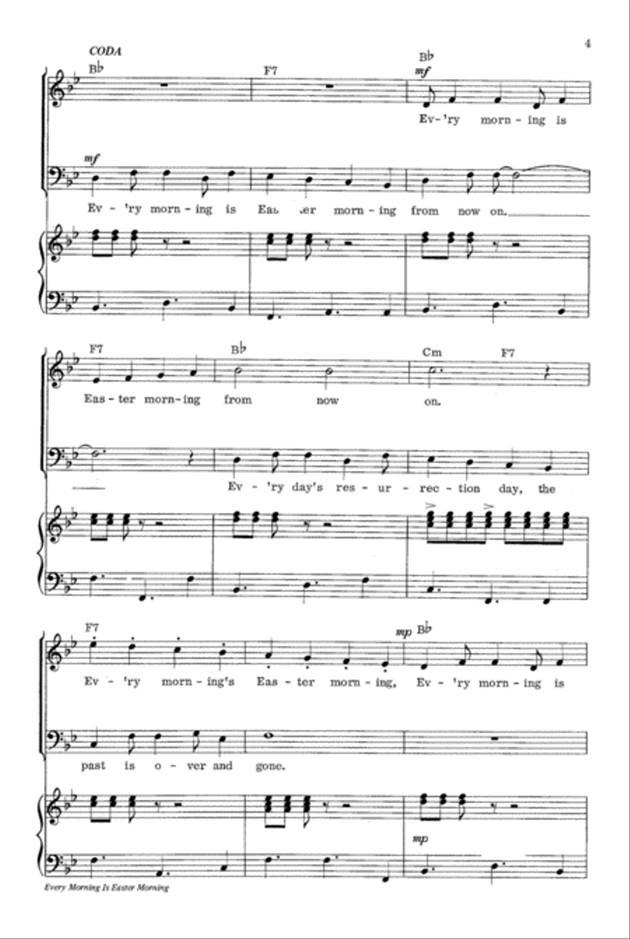 Every Morning Is Easter Morning 2-Part scores gallery preview page 4
