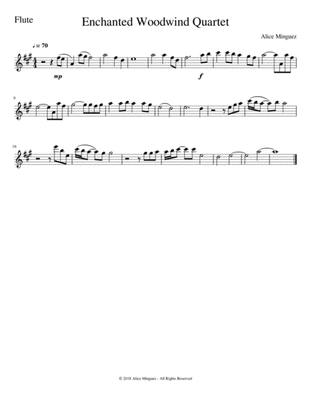 Enchanted Woodwind Quartet image number null