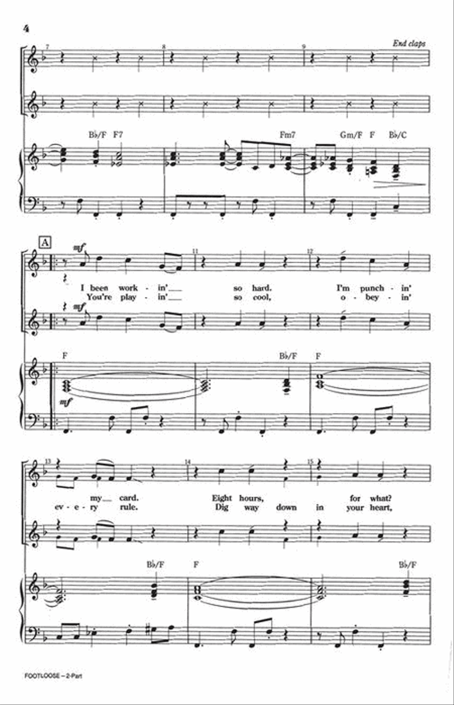 Footloose 2-Part scores gallery preview page 4