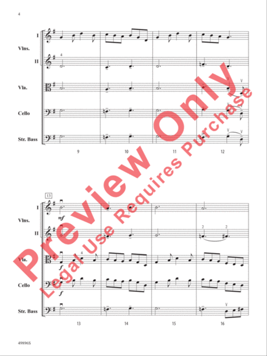 Patty's Reel Patty's Reel String Orchestra scores gallery preview page 5