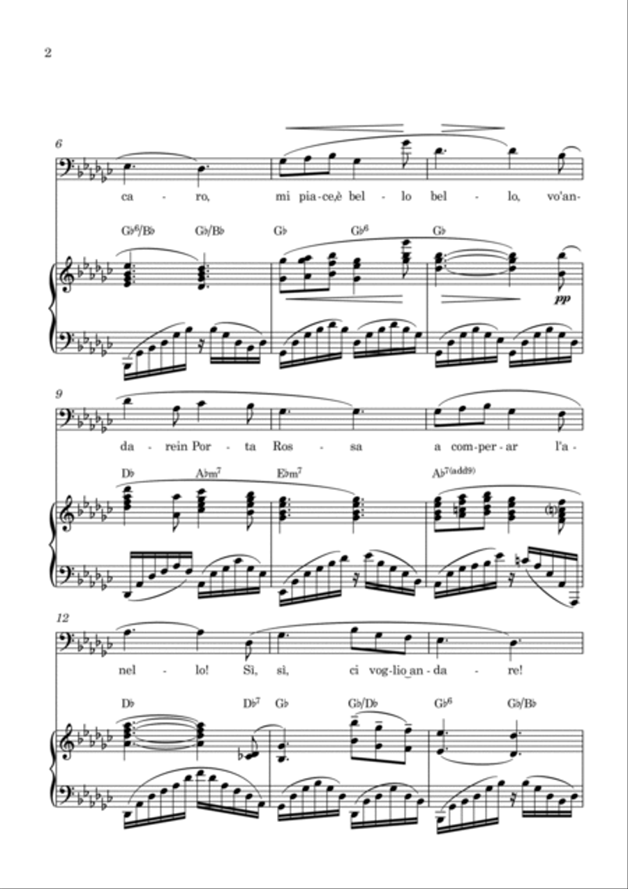 O Mio Babbino Caro O Mio Babbino Caro Voice scores gallery preview page 2