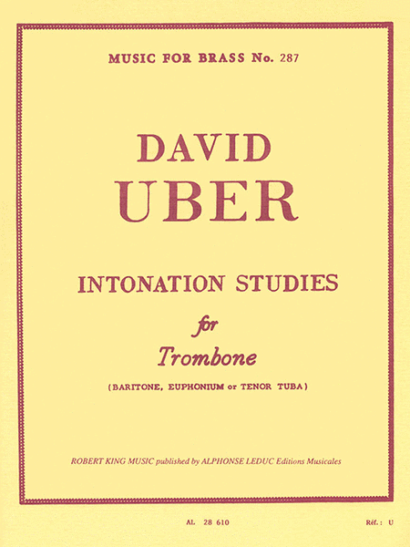 Intonation Studies (trombone Solo)