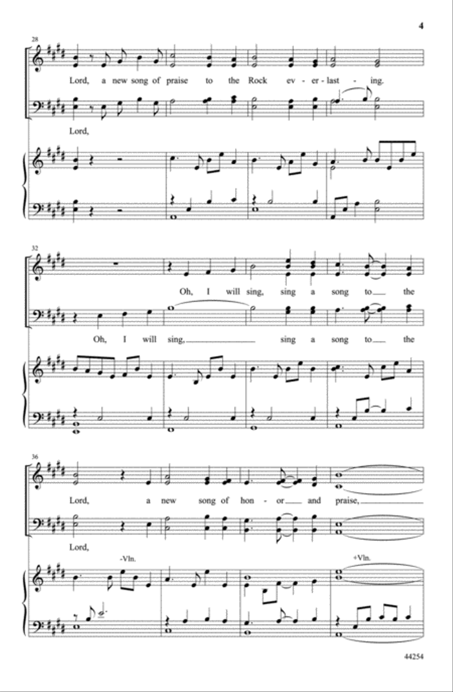 Celtic Canticle Celtic Canticle 4-Part scores gallery preview page 3