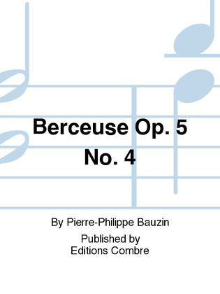 Book cover for Berceuse Op. 5 No. 4