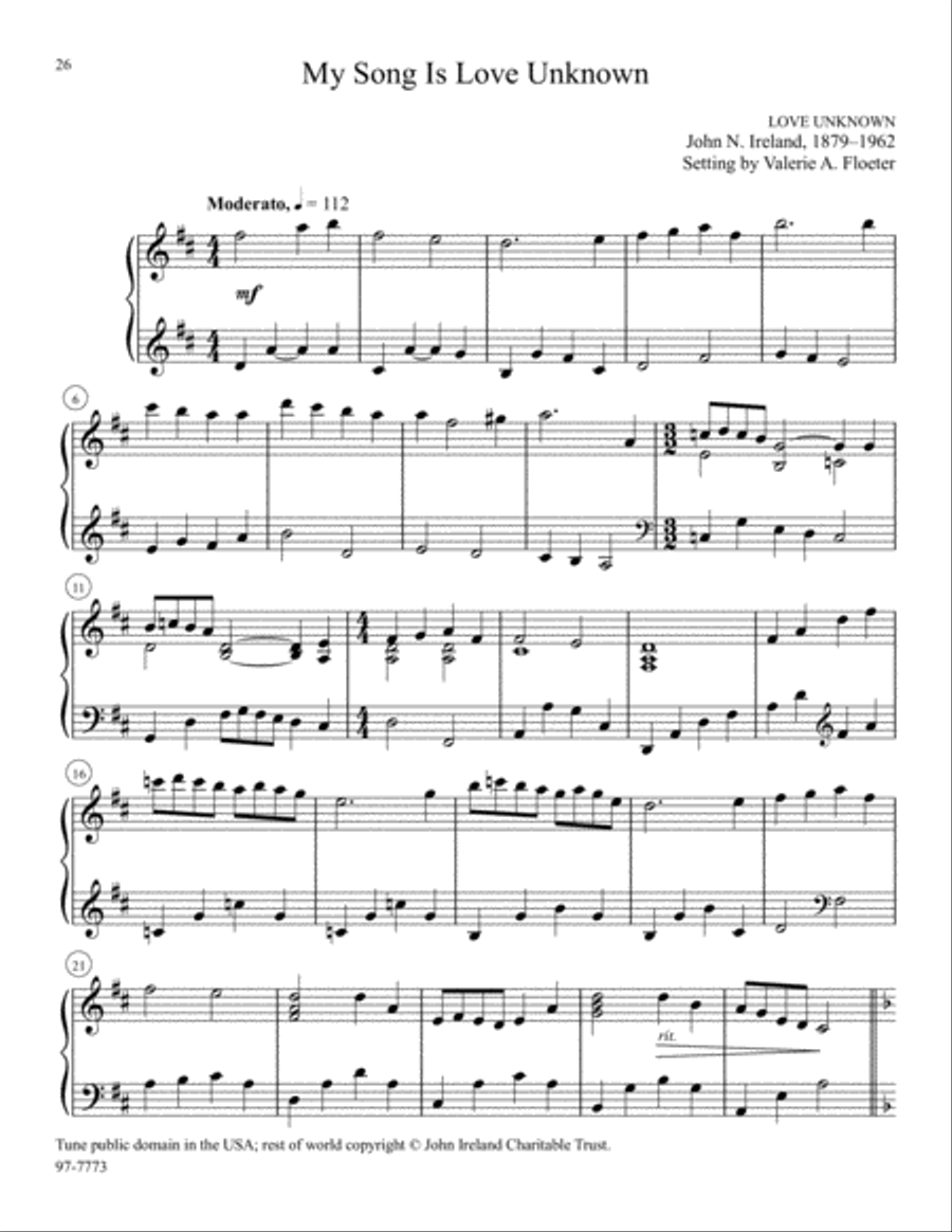 Piano Stylings, Set 3: Hymns for the Church Year Piano Solo scores gallery preview page 8