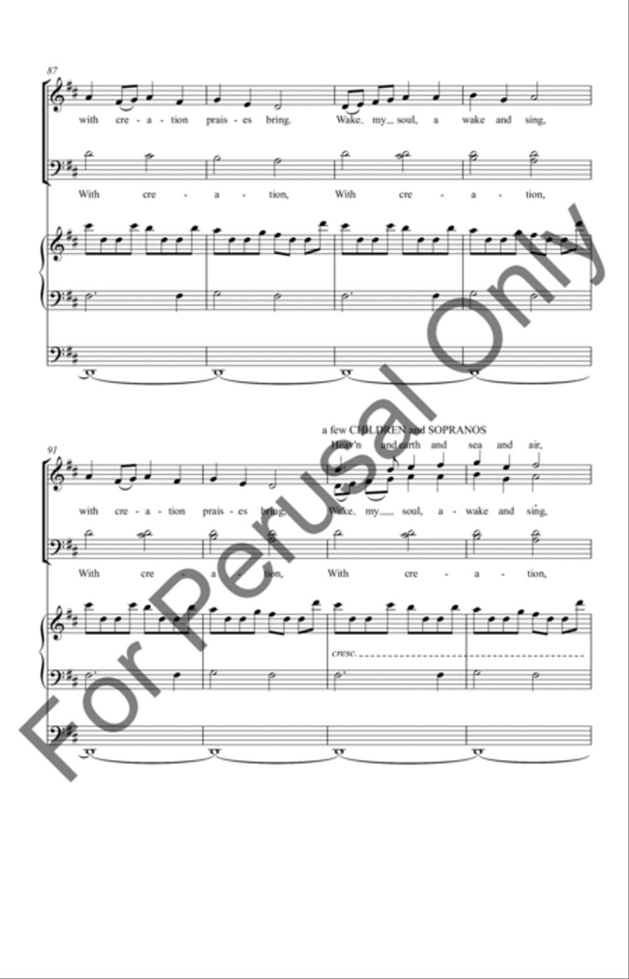A Festive Thanks 4-Part scores gallery preview page 9