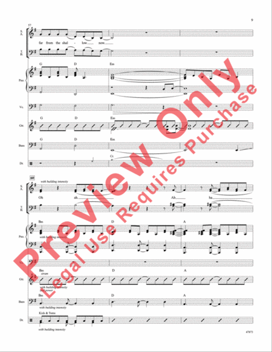 Shallow Choir scores gallery preview page 10