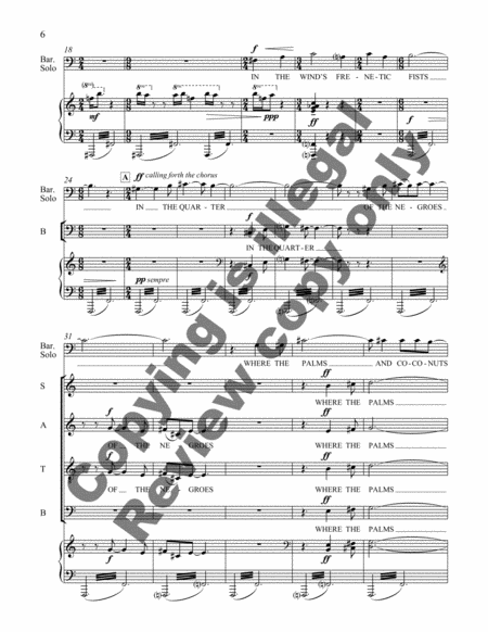 Gospel Cha-Cha (Choral Score) image number null
