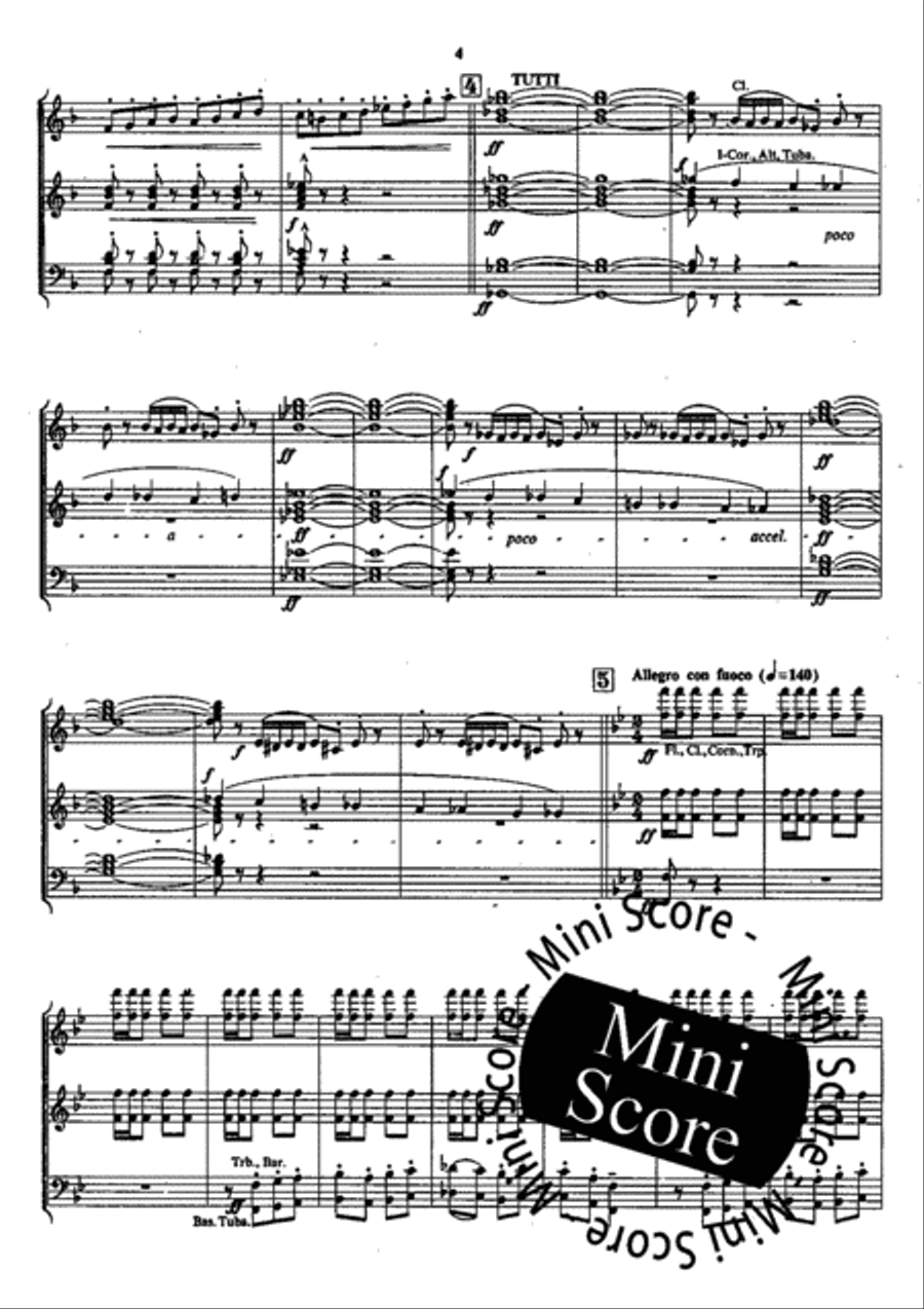 Pique Dame Concert Band scores gallery preview page 8
