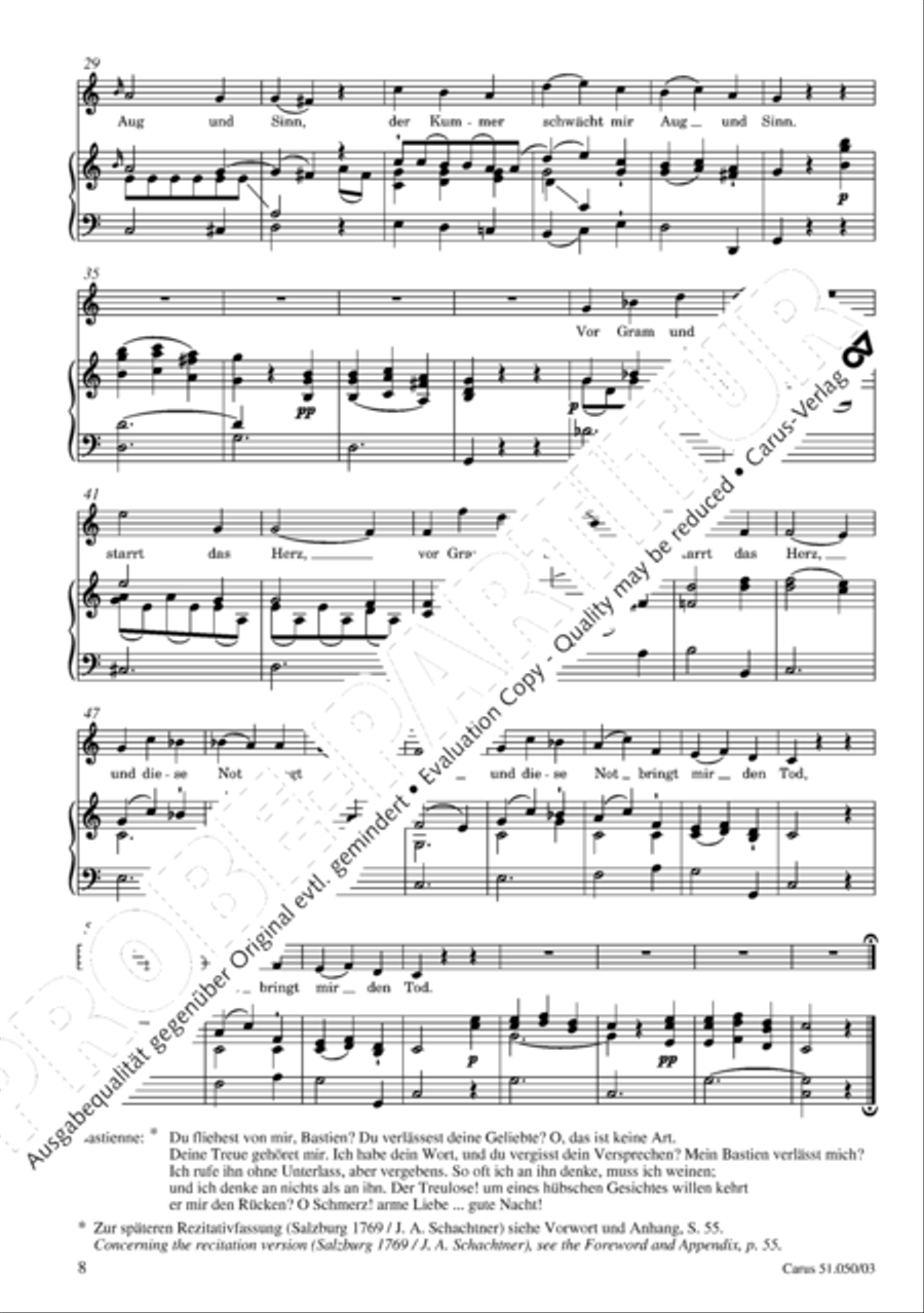 Bastien und Bastienne Bastien und Bastienne STB scores gallery preview page 9