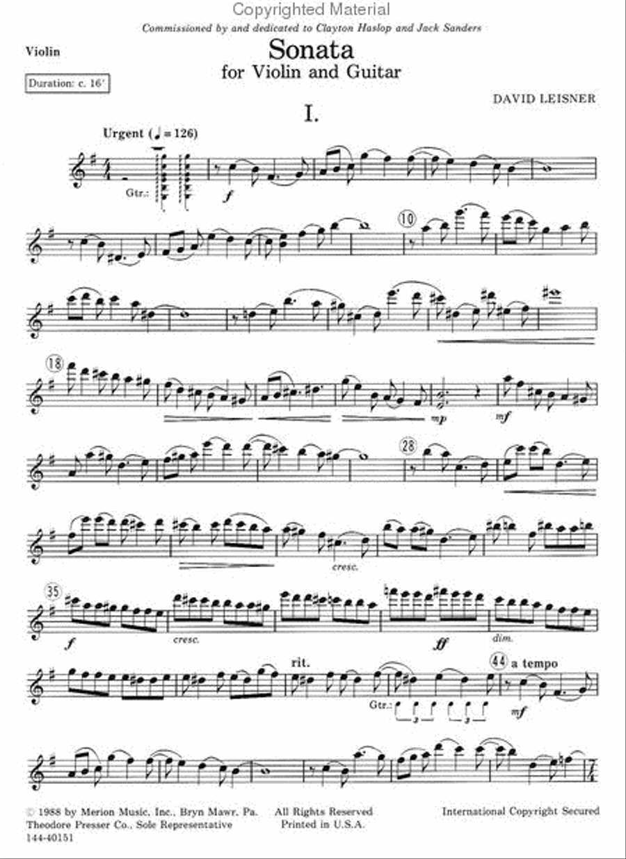 Sonata Sonata Chamber Music scores gallery preview page 2