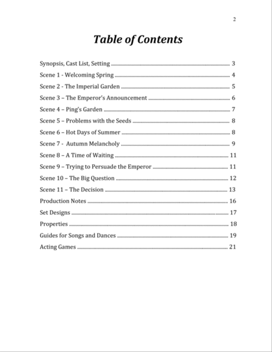 The Empty Pot - Director's Script Small Ensemble scores gallery preview page 2