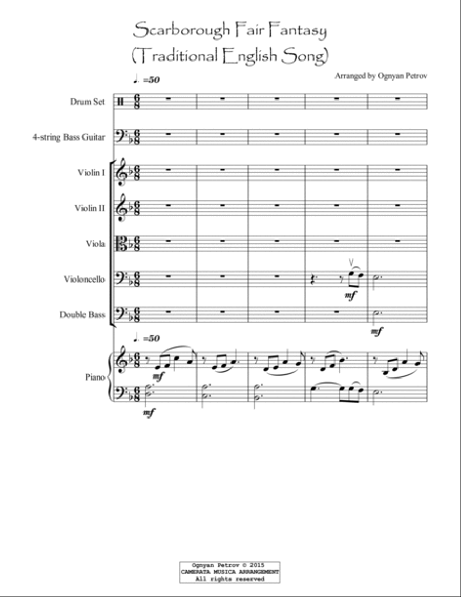 Scarborough Fair Fantasy Scarborough Fair Fantasy Concert Band scores gallery preview page 2